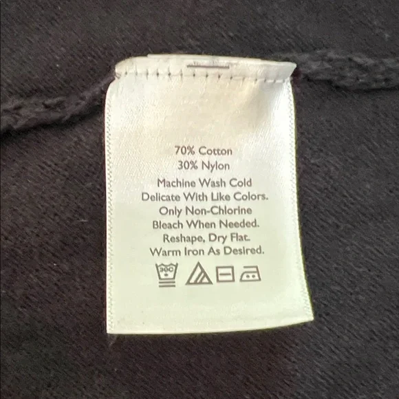 Women’s 3/4 Length Sleeve Eddie Bauer Black Button-Up Sweater Size XL - Picture 5 of 8